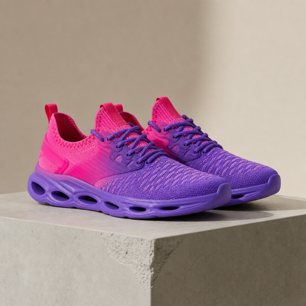Women's Knit Sneakers with Arch Support