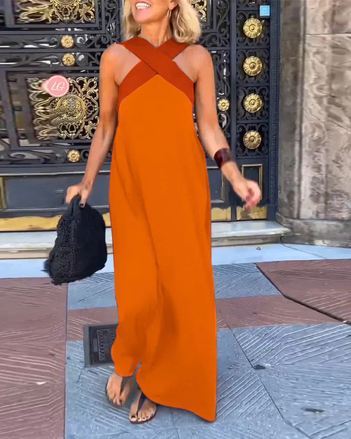 Paulina | Airy Wrap Maxi Dress