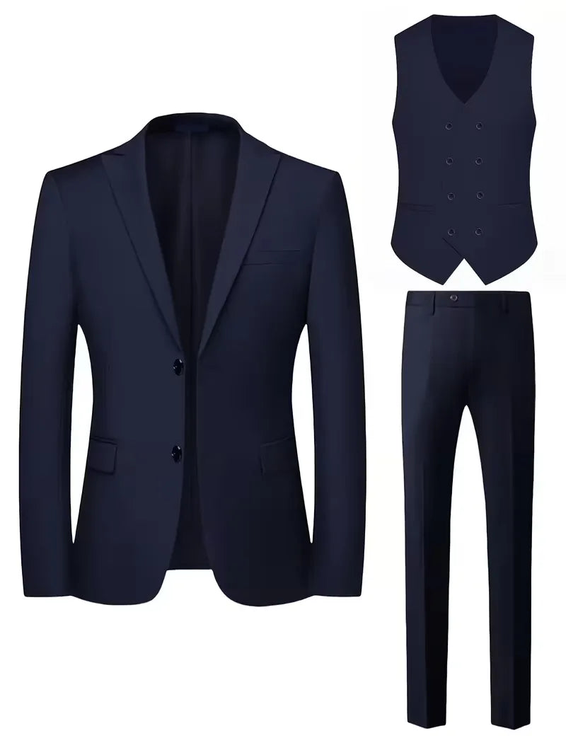Men's Three Piece Wedding Suit