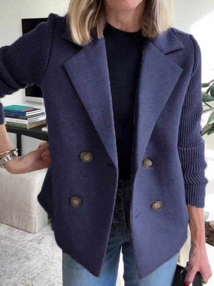 Women's Mid-Length Shawl Collar Coat