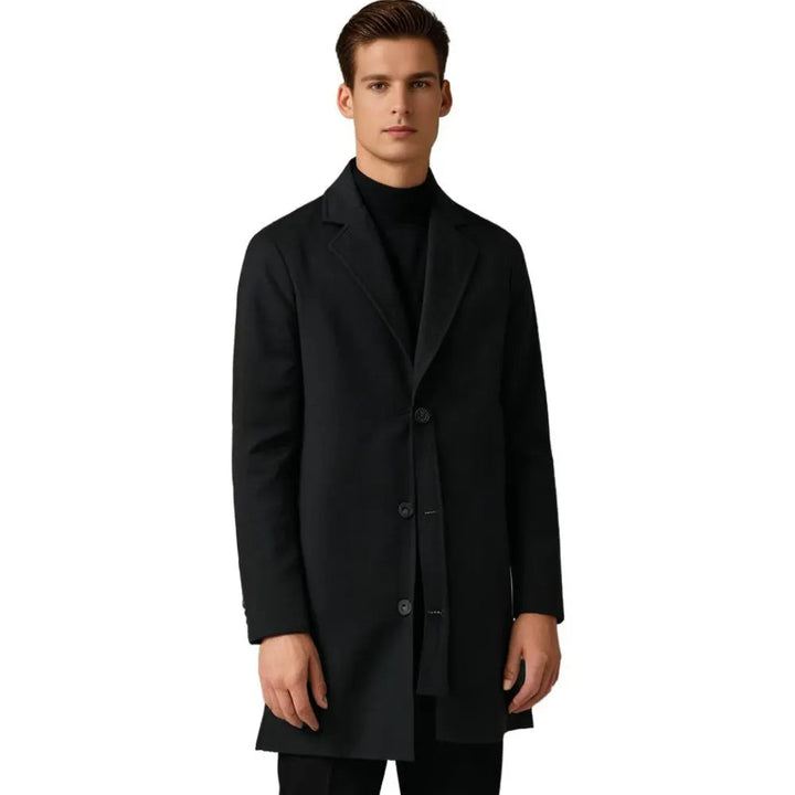 Men's Long Winter Overcoat