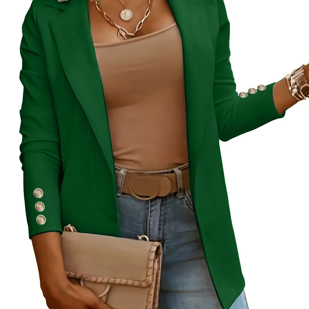 Women's Mid-Length Lapel Coat