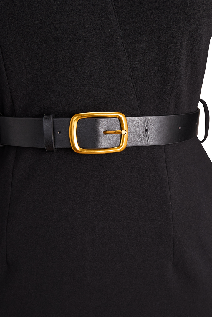 Joanna | Women's Midi Dress Fitted with a Belt