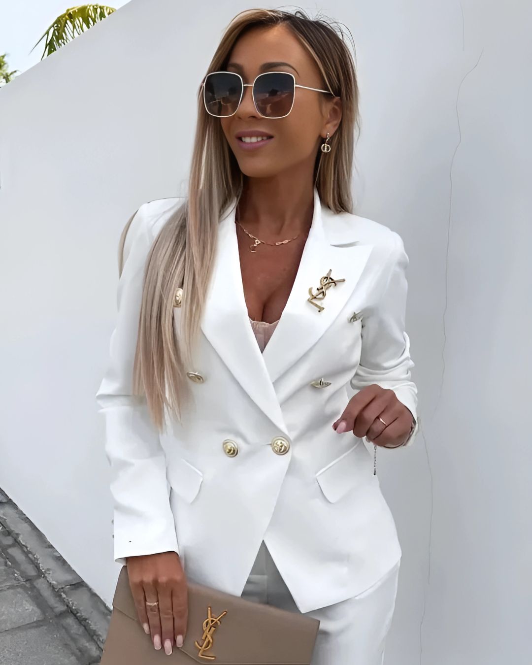 Patrycja | Elegant Double-Breasted Women's Suit