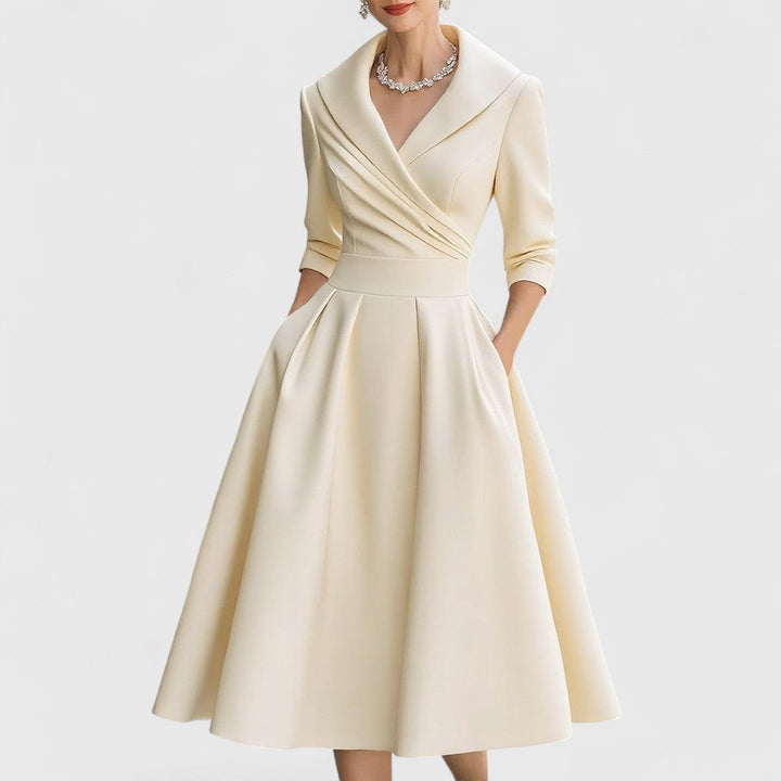 Elegant Midi Wedding Dress