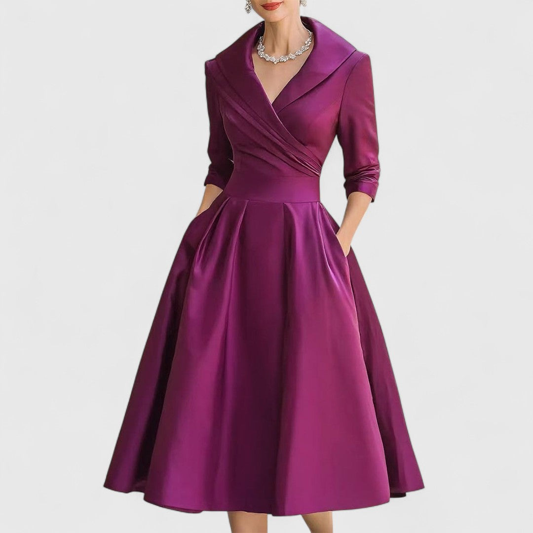 Elegant Midi Wedding Dress