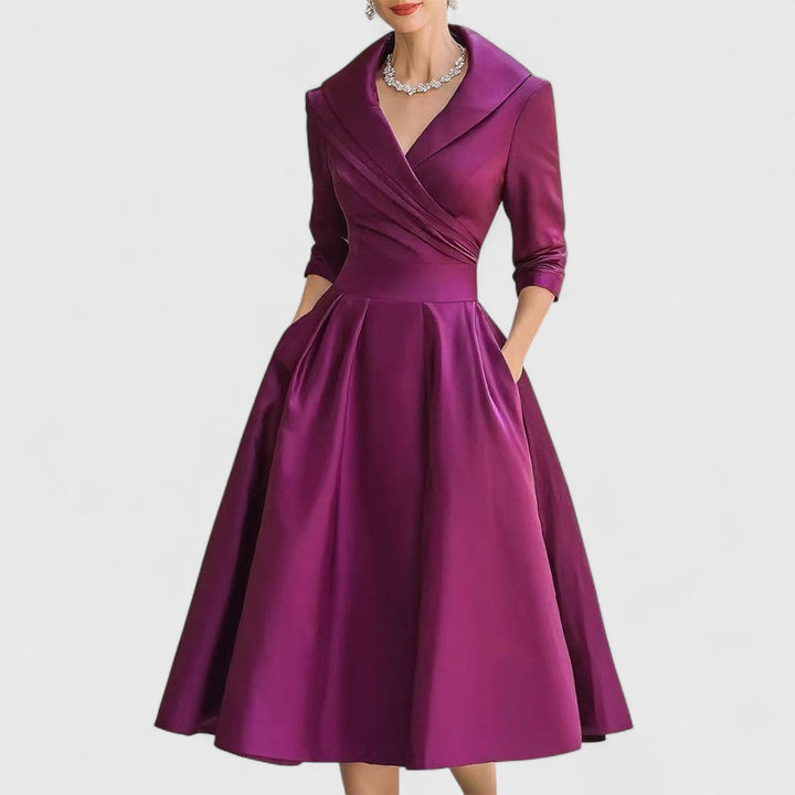 Elegant Midi Wedding Dress