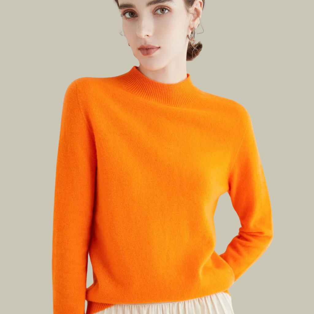 Women's Merino Wool Roll Neck Jumper