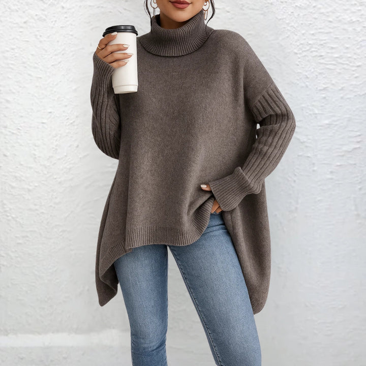 Women's Solid Turtleneck Sweater