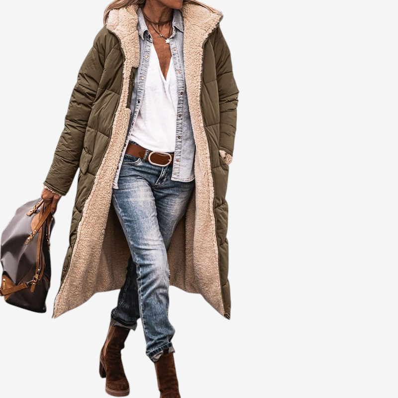 Women's Hooded Parka Coat