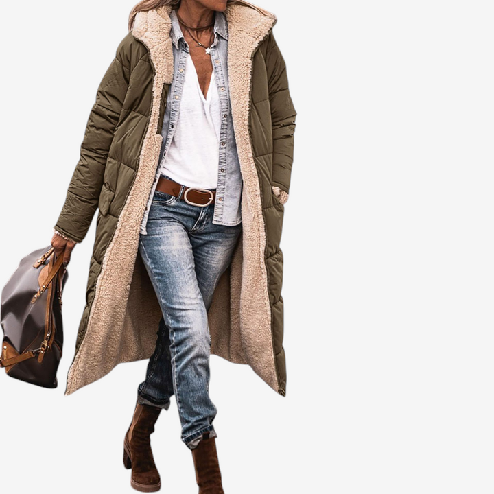 Women's Hooded Parka Coat