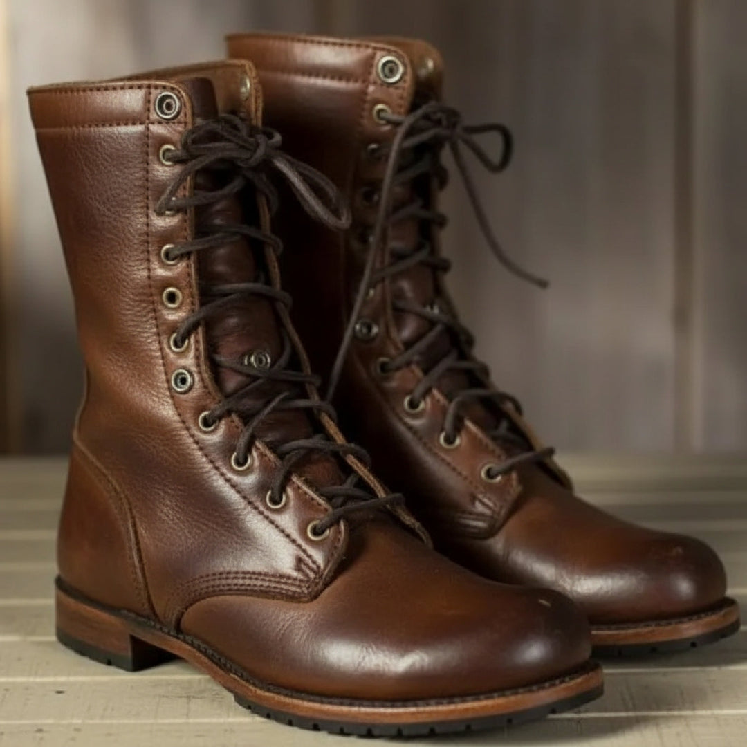 Women's Mid-Calf Lace-Up Boots
