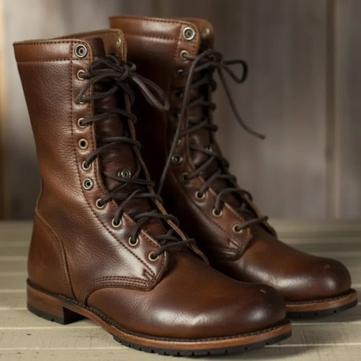 Women's Mid-Calf Lace-Up Boots
