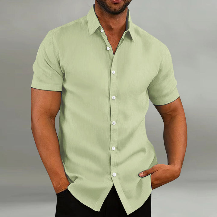 Men's Slim Fit Short Sleeve Shirt