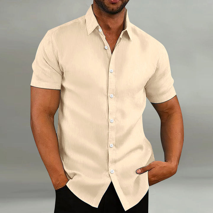 Men's Slim Fit Short Sleeve Shirt