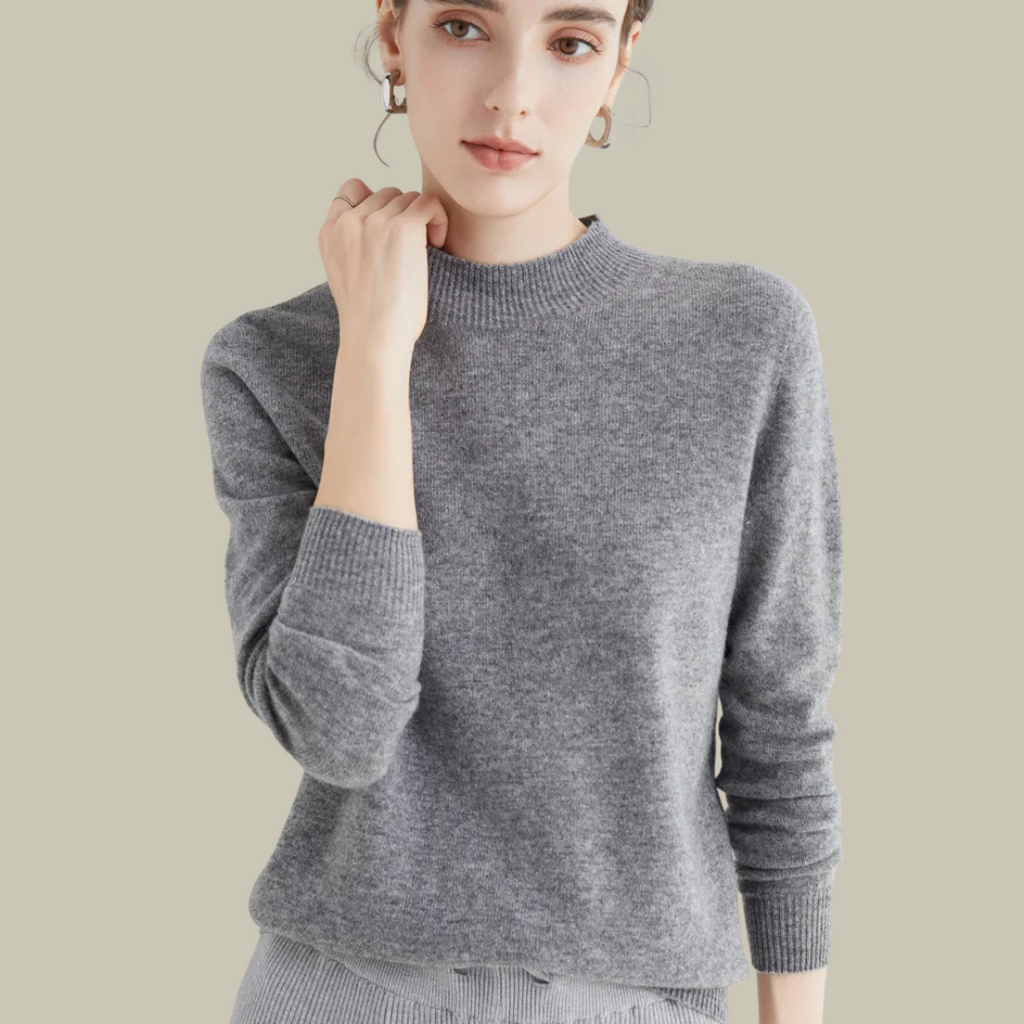Women's Merino Wool Roll Neck Jumper