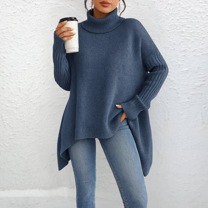 Women's Solid Turtleneck Sweater