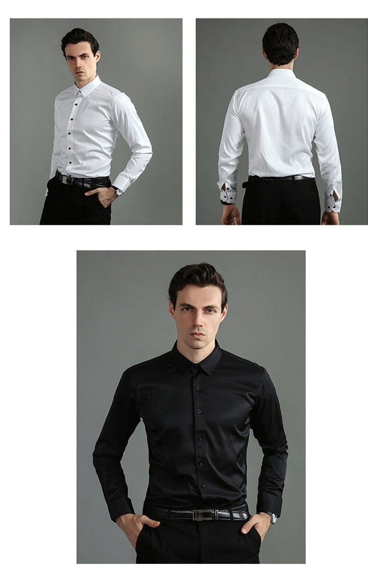 Men's Business Shirt with Long Sleeves