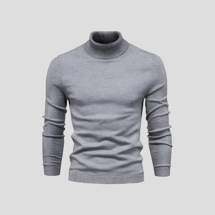 Men's Ribbed Turtleneck Jumper
