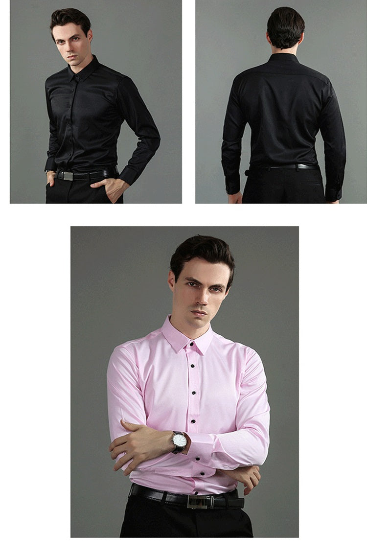 Men's Business Shirt with Long Sleeves