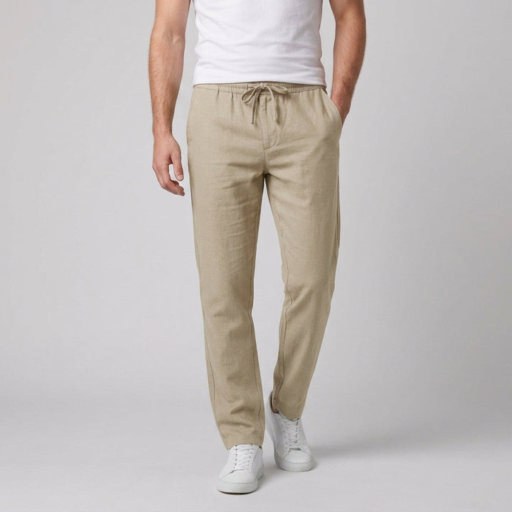 Men's Elastic Waist Summer Trousers