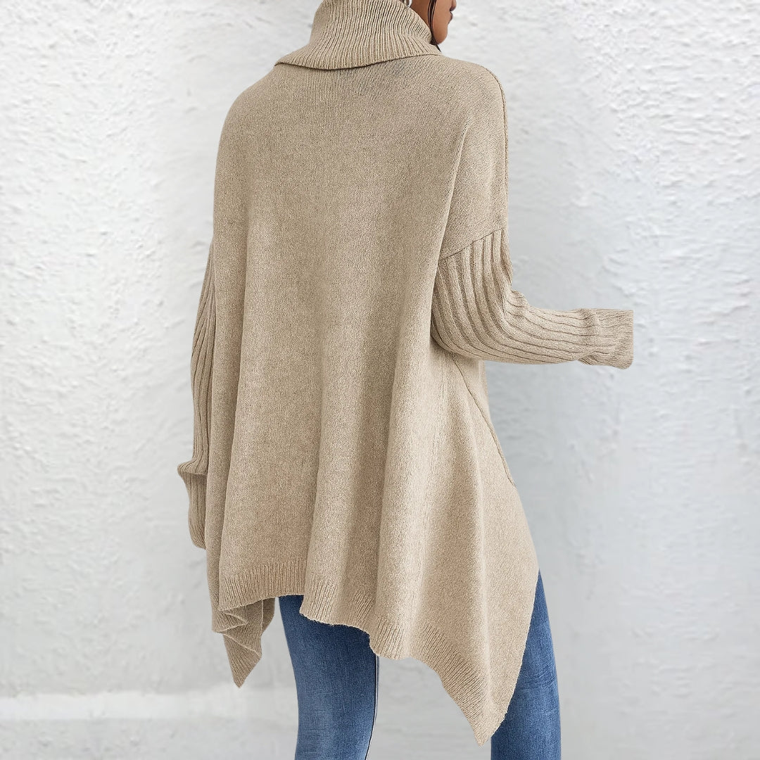 Women's Solid Turtleneck Sweater