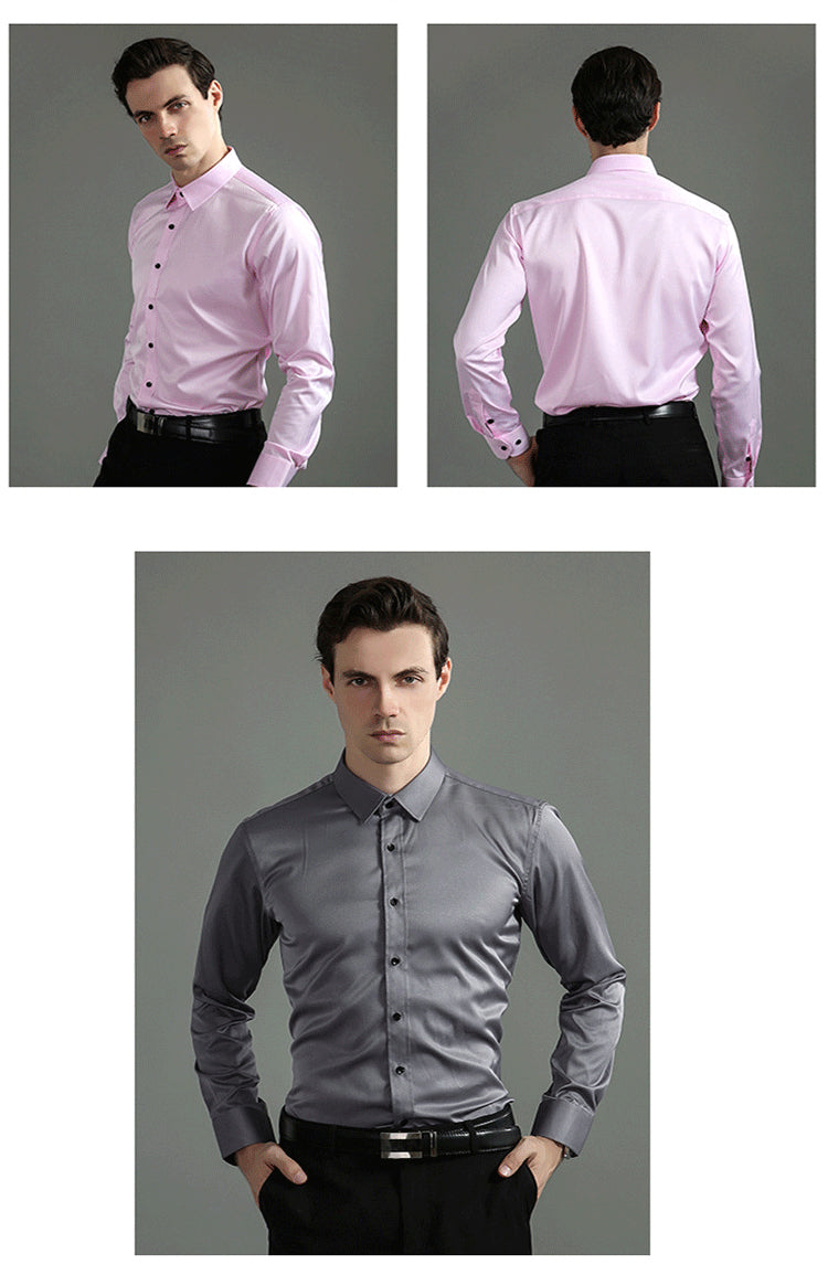 Men's Business Shirt with Long Sleeves