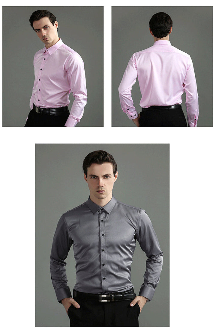 Men's Business Shirt with Long Sleeves