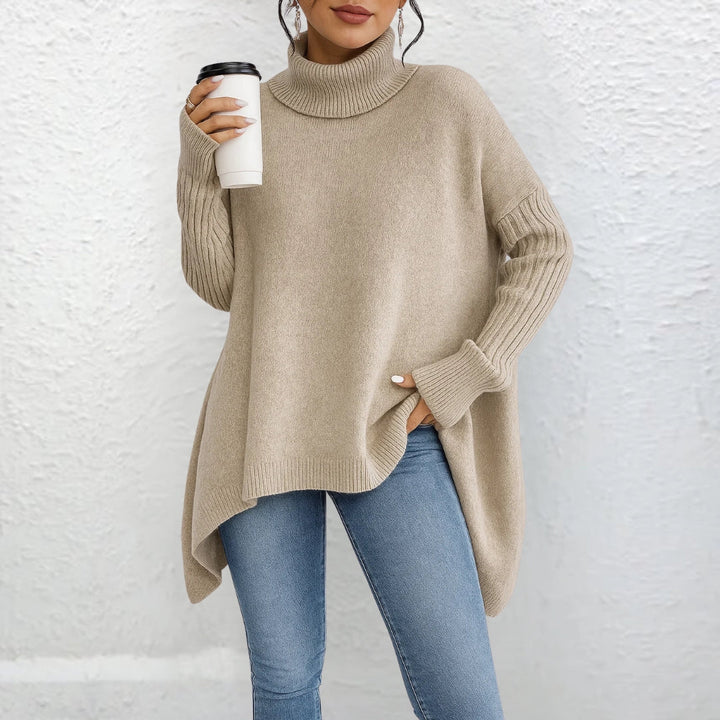 Women's Solid Turtleneck Sweater