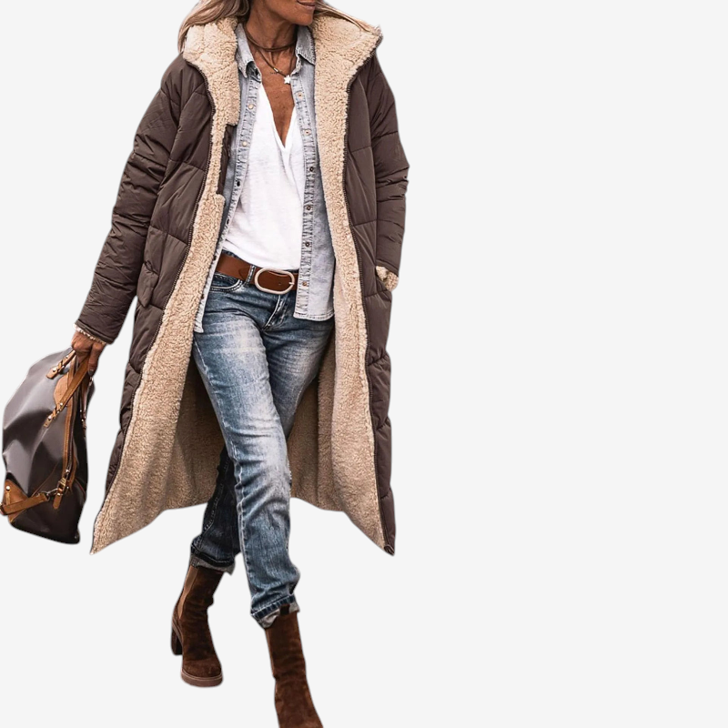 Women's Hooded Parka Coat