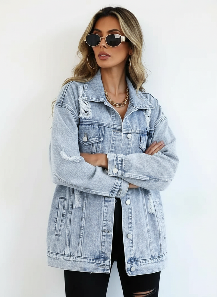 Klaudia | Women's Oversized Denim Jacket