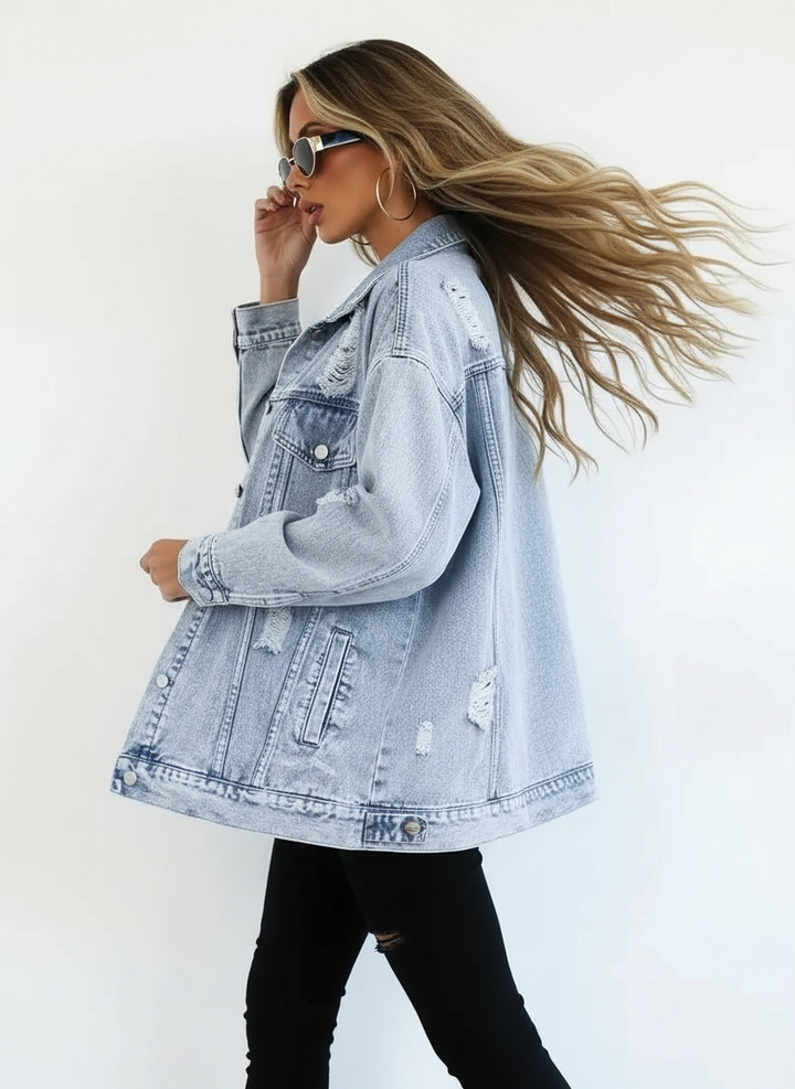 Klaudia | Women's Oversized Denim Jacket