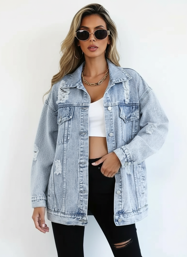 Klaudia | Women's Oversized Denim Jacket