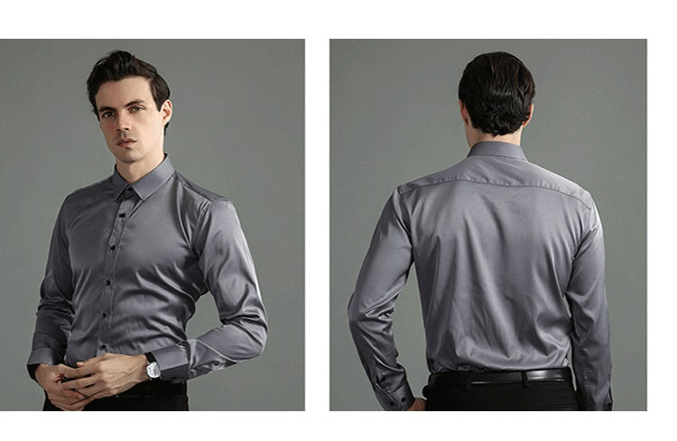 Men's Business Shirt with Long Sleeves