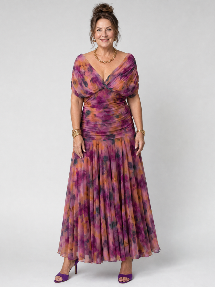 Women's Off Shoulder Midi Dress