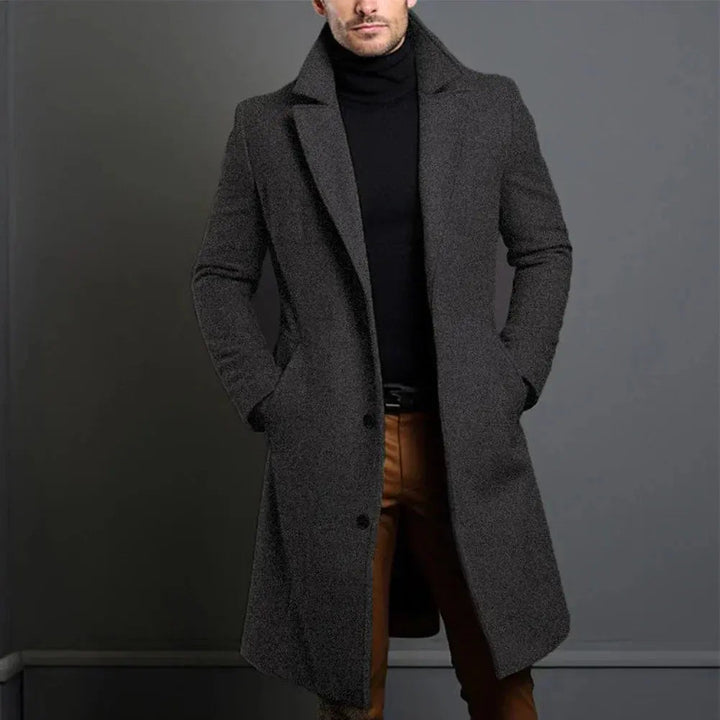 Men's Long Winter Overcoat