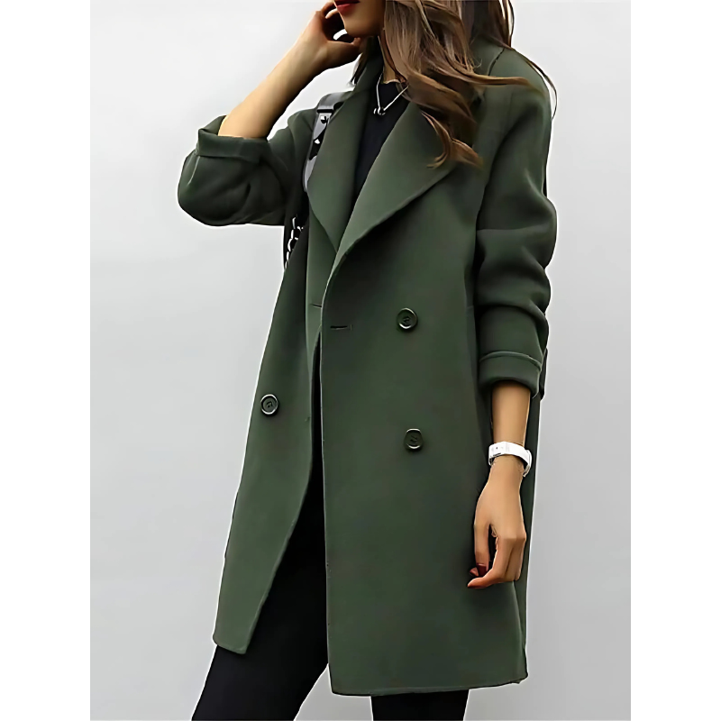 Women's Tailored Double Breasted Coat