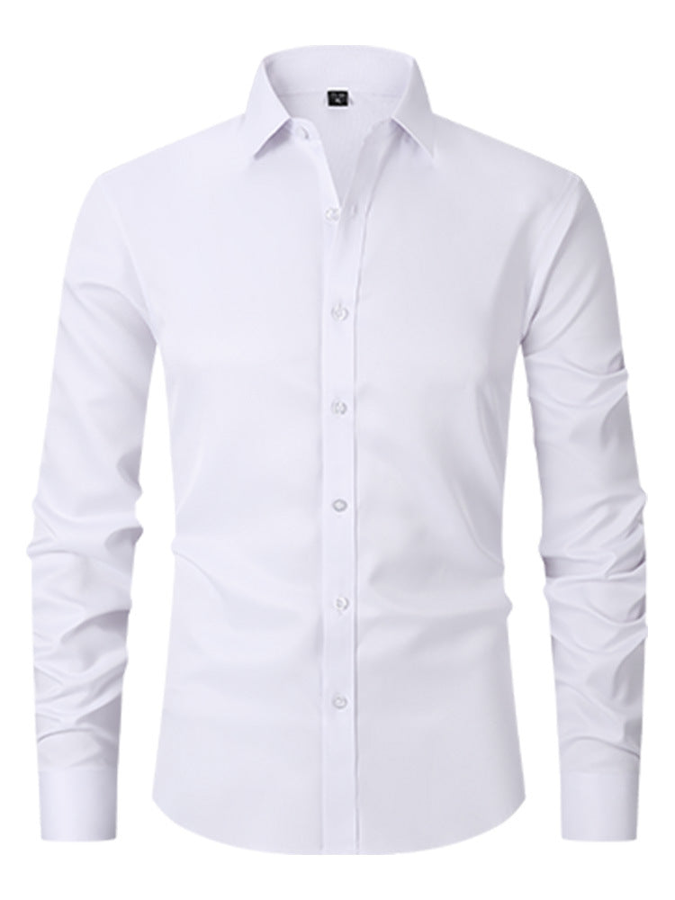 Men's Stretch Business Shirt with Long Sleeves