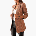 Blazer en tweed pour femme