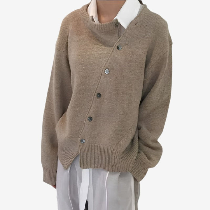 Women's Oversized Button Front Cardigan
