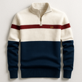 Maglione da uomo con zip corta