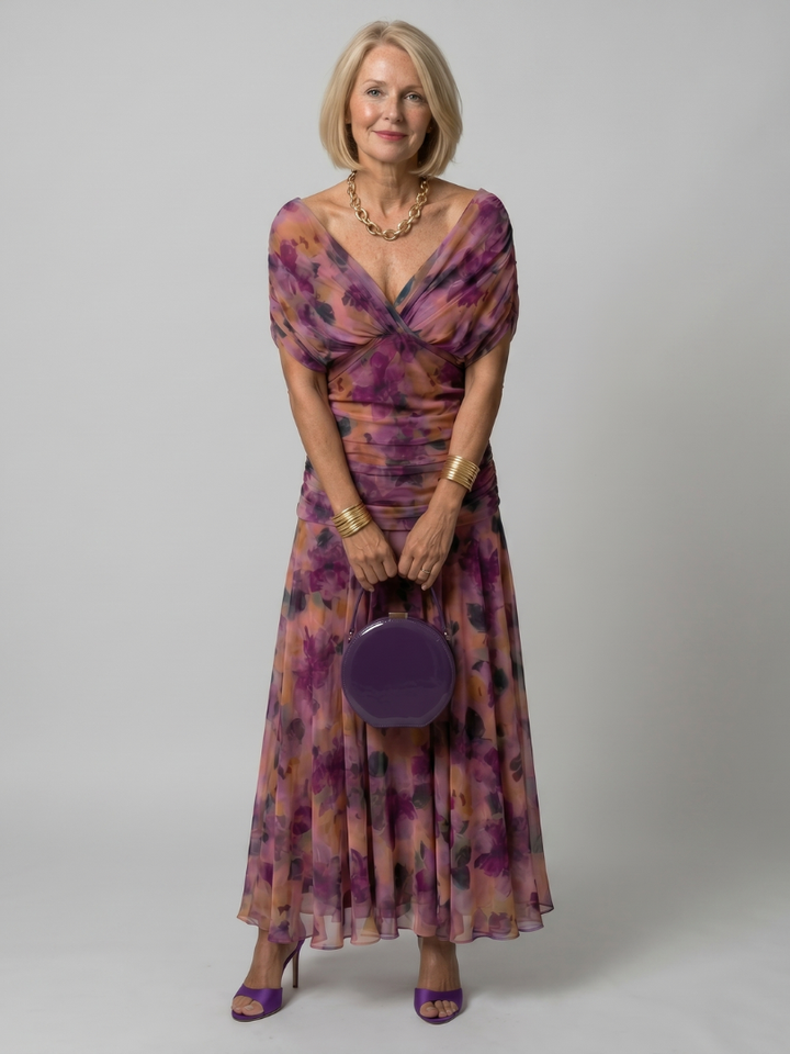 Women's Off Shoulder Midi Dress