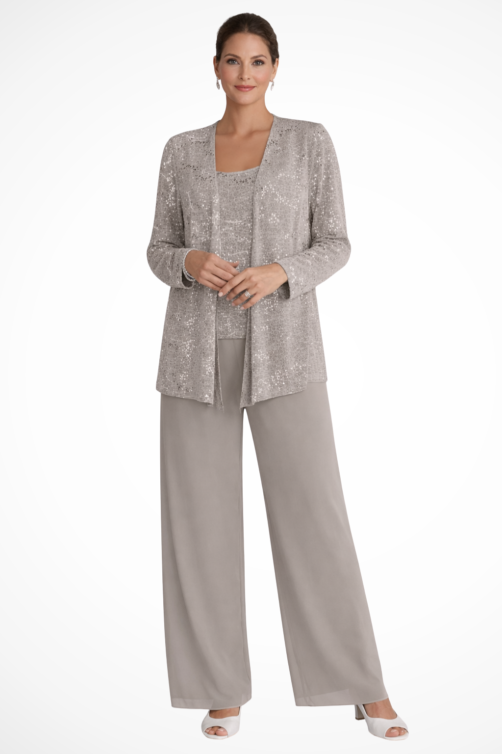 Women's Wedding Guest Three Piece Trouser Suit