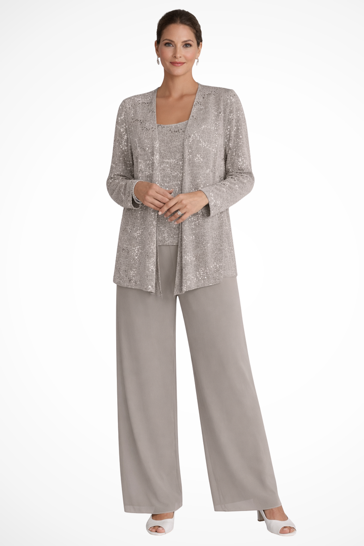 Women's Wedding Guest Three Piece Trouser Suit