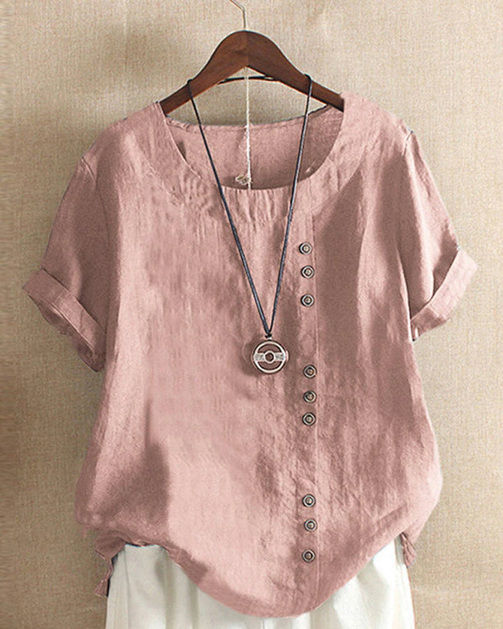 Women's Summer Blouse With Buttons