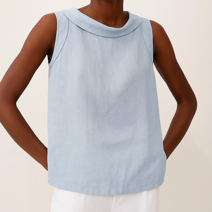 Magdalena | Women's Sleeveless Turtleneck Top