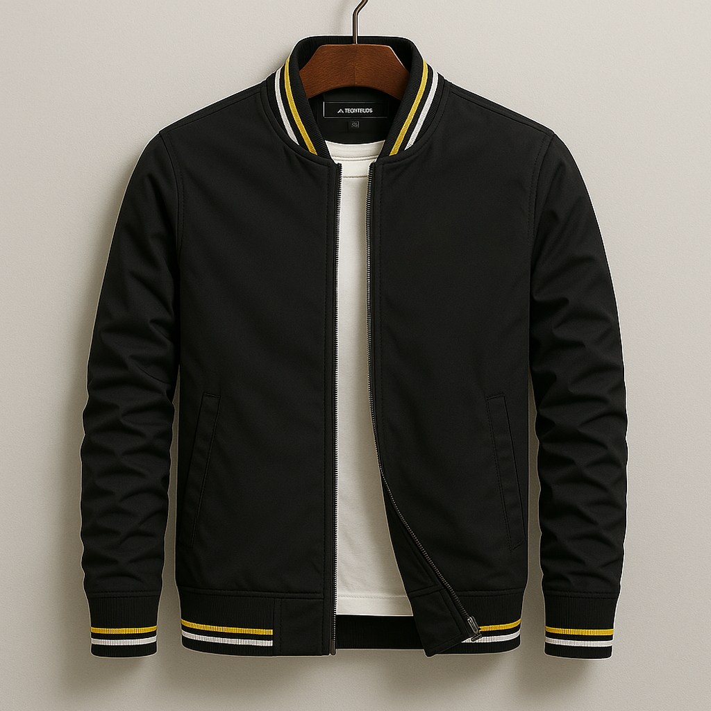 Men's Ribbed Bomber Jacket