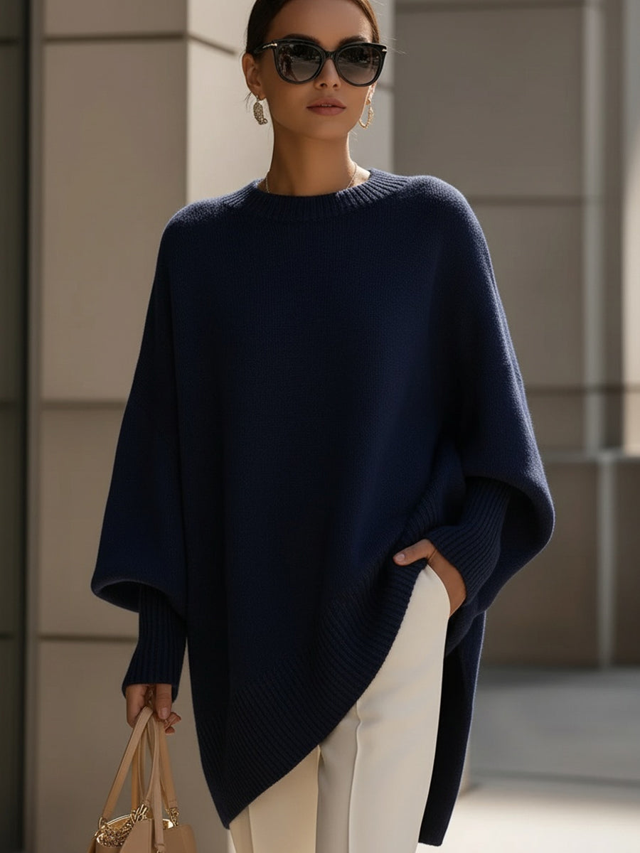 Pull oversize en maille pour femme