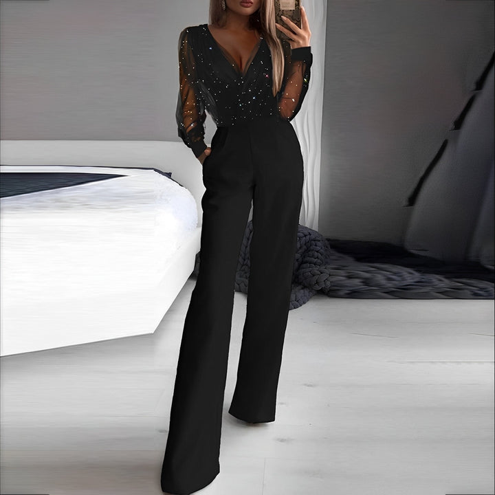 Catherina | Elegant V-Neck Women's Jumpsuit
