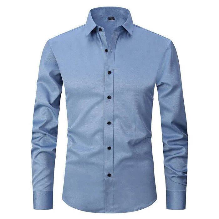 Men's Stretch Business Shirt with Long Sleeves
